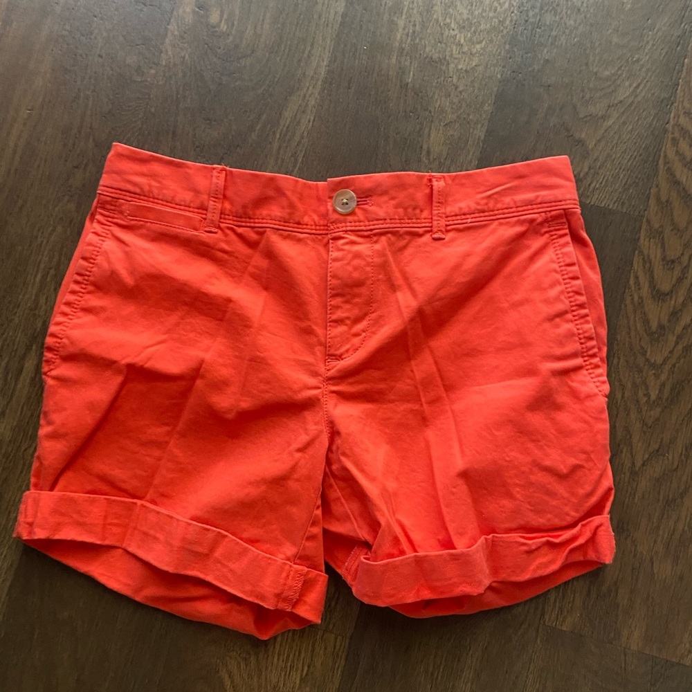 Orange Banana Republic Mid Shorts